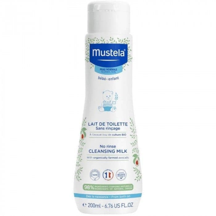 MUSTELA LAIT DE TOILETTE SANS RINCAGE 200 ML